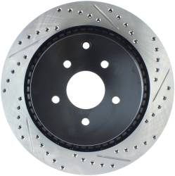 StopTech - StopTech 127.42105L Sport Cross-Drilled & Slotted Disc Brake Rotor - Image 1
