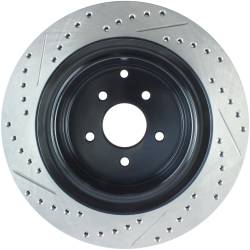 StopTech - StopTech 127.42105L Sport Cross-Drilled & Slotted Disc Brake Rotor - Image 2