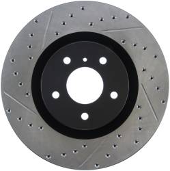 StopTech - StopTech 127.42076R Sport Cross-Drilled & Slotted Disc Brake Rotor - Image 1