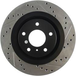 StopTech - StopTech 127.42080L Sport Cross-Drilled & Slotted Disc Brake Rotor - Image 1