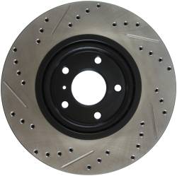 StopTech - StopTech 127.42080L Sport Cross-Drilled & Slotted Disc Brake Rotor - Image 2