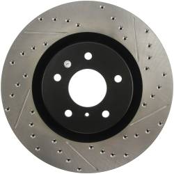 StopTech - StopTech 127.42076L Sport Cross-Drilled & Slotted Disc Brake Rotor - Image 1