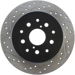StopTech - StopTech 127.44090R Sport Cross-Drilled & Slotted Disc Brake Rotor - Image 1