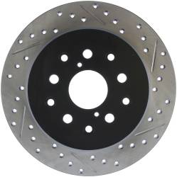 StopTech - StopTech 127.44090L Sport Cross-Drilled & Slotted Disc Brake Rotor - Image 1