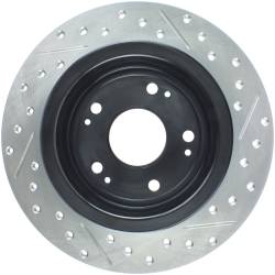 StopTech - StopTech 127.40068R Sport Cross-Drilled & Slotted Disc Brake Rotor - Image 2