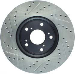StopTech - StopTech 127.40086L Sport Cross-Drilled & Slotted Disc Brake Rotor for Accord - Image 2