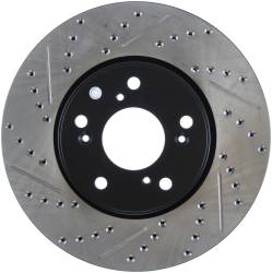 StopTech - StopTech 127.40086R Sport Cross-Drilled & Slotted Disc Brake Rotor for Accord - Image 1
