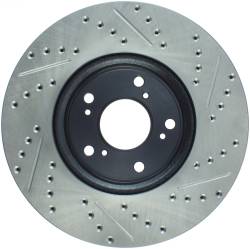 StopTech - StopTech 127.40086R Sport Cross-Drilled & Slotted Disc Brake Rotor for Accord - Image 2