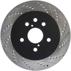 StopTech - StopTech 127.44141L Sport Cross-Drilled & Slotted Disc Brake Rotor - Image 1