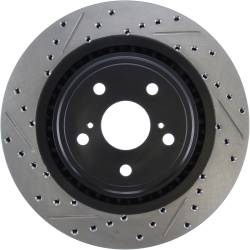 StopTech - StopTech 127.44158R Sport Cross-Drilled & Slotted Disc Brake Rotor - Image 2