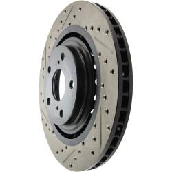 StopTech - StopTech 127.44158R Sport Cross-Drilled & Slotted Disc Brake Rotor - Image 4
