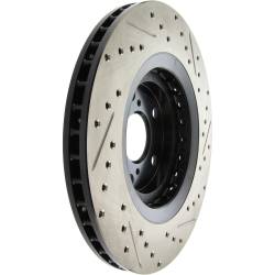 StopTech - StopTech 127.44158R Sport Cross-Drilled & Slotted Disc Brake Rotor - Image 5