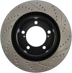 StopTech - StopTech 127.44162R Sport Cross-Drilled & Slotted Disc Brake Rotor - Image 2