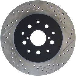StopTech - StopTech 127.44105L Sport Cross-Drilled & Slotted Disc Brake Rotor for Supra - Image 1