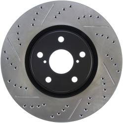 StopTech - StopTech 127.44104R Sport Cross-Drilled & Slotted Disc Brake Rotor for Supra - Image 1