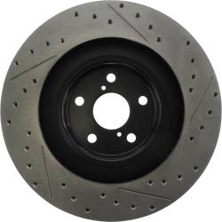 StopTech - StopTech 127.44205R Sport Cross-Drilled & Slotted Disc Brake Rotor - Image 3