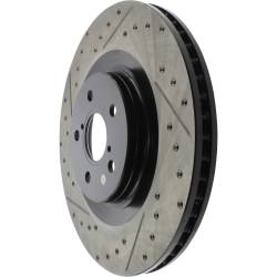 StopTech - StopTech 127.44205R Sport Cross-Drilled & Slotted Disc Brake Rotor - Image 4