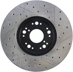 StopTech - StopTech 127.44083R Sport Cross-Drilled & Slotted Disc Brake Rotor - Image 2