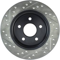 StopTech - StopTech 127.61099L Sport Cross-Drilled & Slotted Disc Brake Rotor for Focus - Image 2