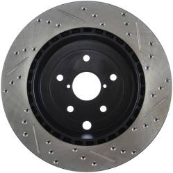 StopTech - StopTech 127.47030R Sport Cross-Drilled & Slotted Disc Brake Rotor - Image 2