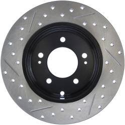 StopTech - StopTech 127.51021L Sport Cross-Drilled & Slotted Disc Brake Rotor - Image 2