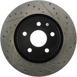 StopTech - StopTech 127.58008L Sport Cross-Drilled & Slotted Disc Brake Rotor - Image 1