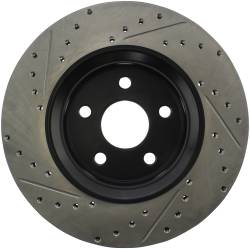 StopTech - StopTech 127.58008L Sport Cross-Drilled & Slotted Disc Brake Rotor - Image 2