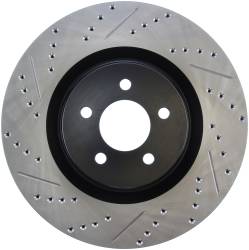 StopTech - StopTech 127.61089R Sport Cross-Drilled & Slotted Disc Brake Rotor - Image 1