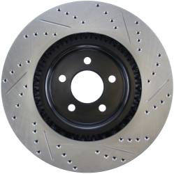 StopTech - StopTech 127.61089R Sport Cross-Drilled & Slotted Disc Brake Rotor - Image 2