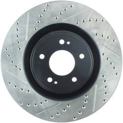 StopTech - StopTech 127.46076R Sport Cross-Drilled & Slotted Disc Brake Rotor for Lancer - Image 1
