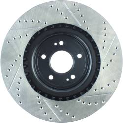 StopTech - StopTech 127.46076R Sport Cross-Drilled & Slotted Disc Brake Rotor for Lancer - Image 2