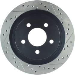 StopTech - StopTech 127.61087L Sport Cross-Drilled & Slotted Disc Brake Rotor - Image 1