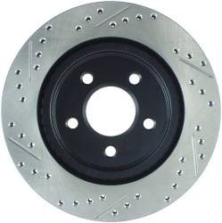 StopTech - StopTech 127.61087L Sport Cross-Drilled & Slotted Disc Brake Rotor - Image 2