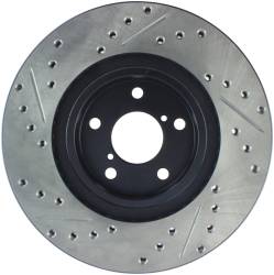 StopTech - StopTech 127.47012L Sport Cross-Drilled & Slotted Disc Brake Rotor - Image 2