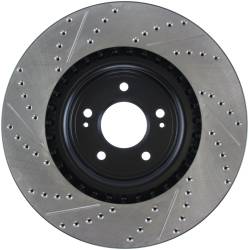 StopTech - StopTech 127.46076L Sport Cross-Drilled & Slotted Disc Brake Rotor for Lancer - Image 2