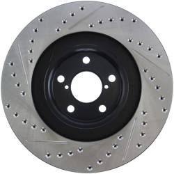 StopTech - StopTech 127.47018L Sport Cross-Drilled & Slotted Disc Brake Rotor - Image 2