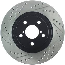 StopTech - StopTech 127.47021R Sport Cross-Drilled & Slotted Disc Brake Rotor - Image 1