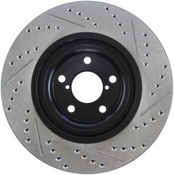StopTech - StopTech 127.47021R Sport Cross-Drilled & Slotted Disc Brake Rotor - Image 2