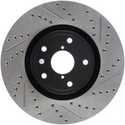 StopTech - StopTech 127.47022L Sport Cross-Drilled & Slotted Disc Brake Rotor - Image 1