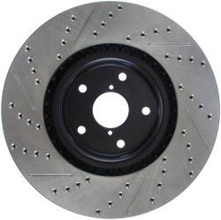 StopTech - StopTech 127.47022L Sport Cross-Drilled & Slotted Disc Brake Rotor - Image 2