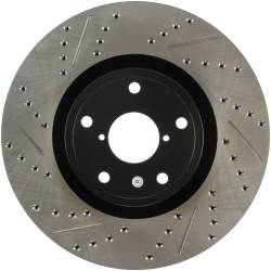 StopTech - StopTech 127.47022R Sport Cross-Drilled & Slotted Disc Brake Rotor - Image 1