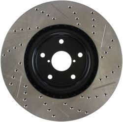 StopTech - StopTech 127.47022R Sport Cross-Drilled & Slotted Disc Brake Rotor - Image 2