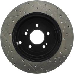 StopTech - StopTech 127.51035R Sport Cross-Drilled & Slotted Disc Brake Rotor - Image 2