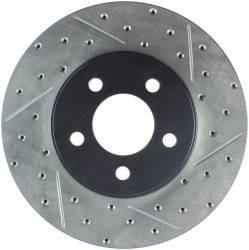 StopTech - StopTech 127.61072L Sport Cross-Drilled & Slotted Disc Brake Rotor - Image 1