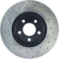 StopTech - StopTech 127.61072L Sport Cross-Drilled & Slotted Disc Brake Rotor - Image 2