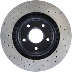 StopTech - StopTech 127.62085L Sport Cross-Drilled & Slotted Disc Brake Rotor - Image 2