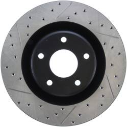 StopTech - StopTech 127.62085R Sport Cross-Drilled & Slotted Disc Brake Rotor - Image 1