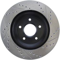 StopTech - StopTech 127.62060R Sport Cross-Drilled & Slotted Disc Brake Rotor - Image 2