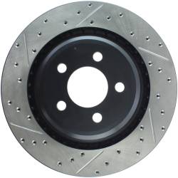 StopTech - StopTech 127.63064R Sport Cross-Drilled & Slotted Disc Brake Rotor - Image 1