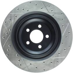 StopTech - StopTech 127.63064R Sport Cross-Drilled & Slotted Disc Brake Rotor - Image 2